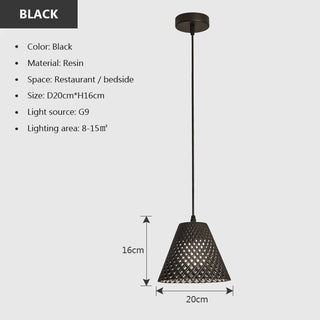 Elisha - Pendant Cone Hanging Ceiling Lamp