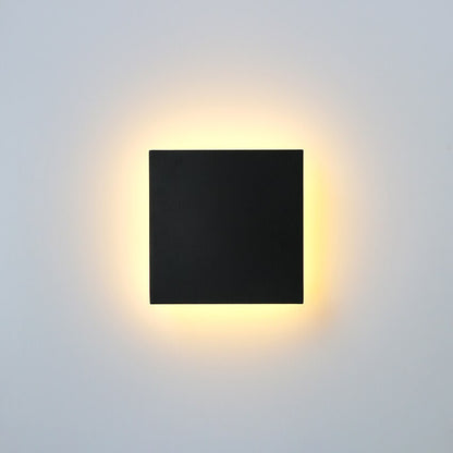 Andre - Outdoor LED Rectangle/Round Modern Wall Light