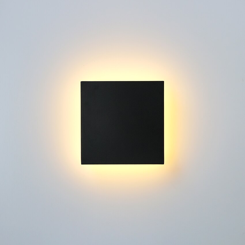 Andre - Outdoor LED Rectangle/Round Modern Wall Light