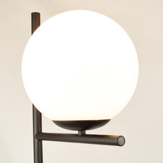 Izaiah - Modern Frosted Glass Globe Floor Lamp