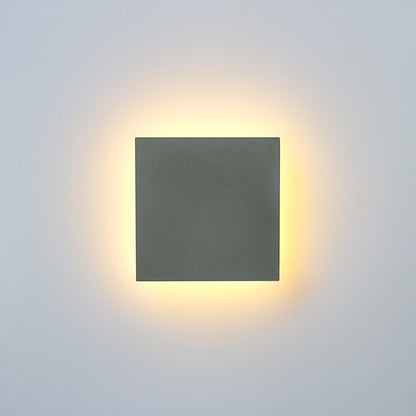 Andre - Outdoor LED Rectangle/Round Modern Wall Light