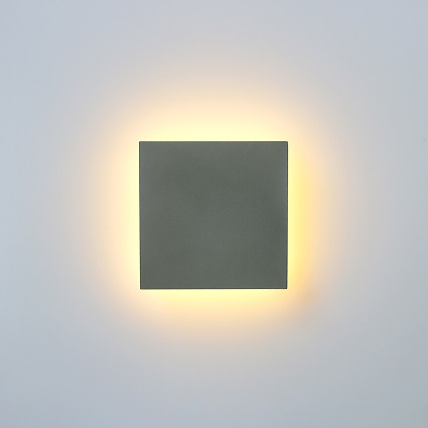 Andre - Outdoor LED Rectangle/Round Modern Wall Light