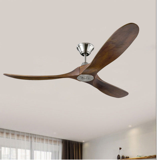 Camrie - Industrial Wood Style Ceiling Fan