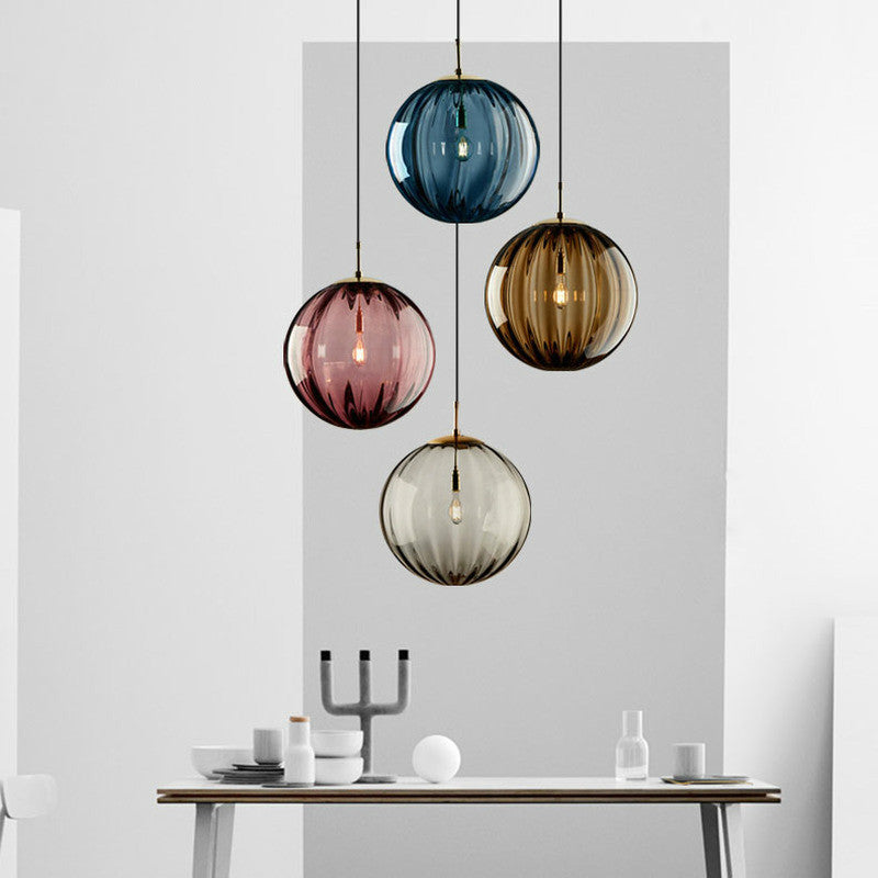 Flora - Glass Ball Pendant Hanging Lamp