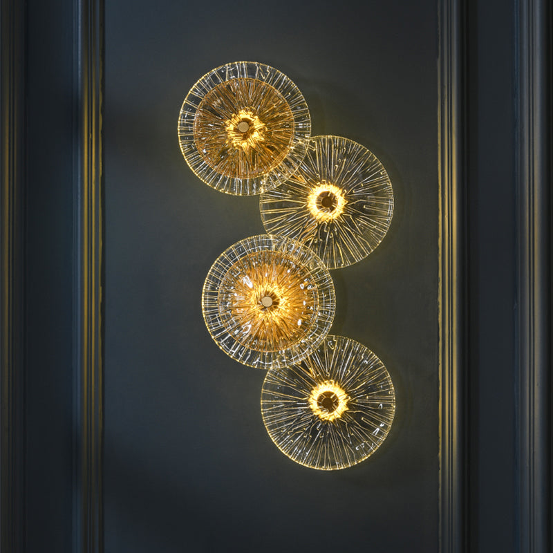 FKL - Modern Round Crystal Wall Lamp