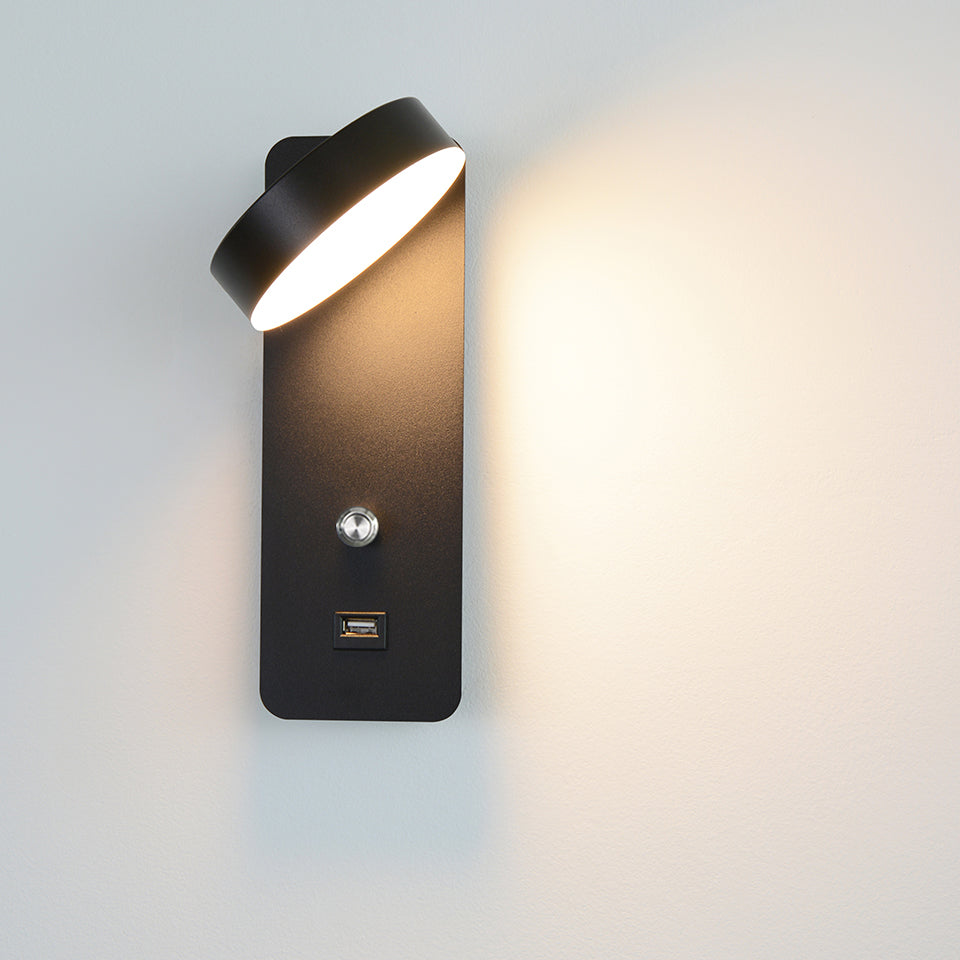 Nixie - LED Wall Lamp With USB Charger
