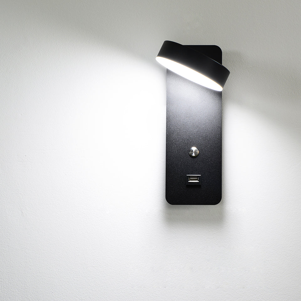 Nixie - LED Wall Lamp With USB Charger