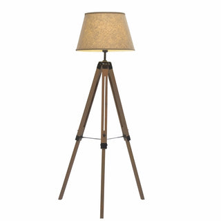 Jase - Vintage Floor & Table Tripod Wood Lamp