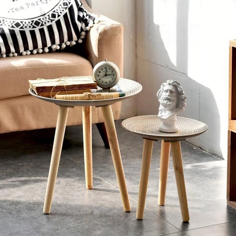 Calvin - Nordic Wood Three Leg Coffee Table