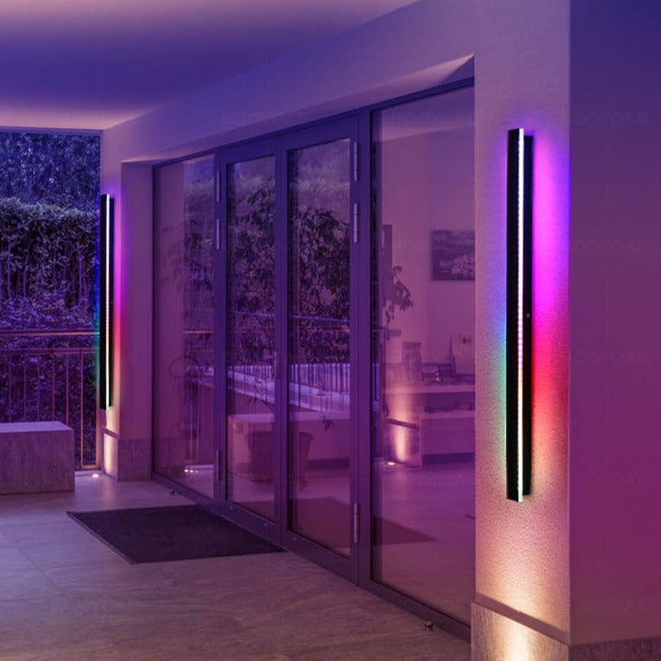 Asya - RGB Multicoloured Wall Light Bar Waterproof