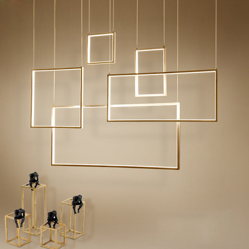 Dallas - Modern Nordic Rectangle Chandelier