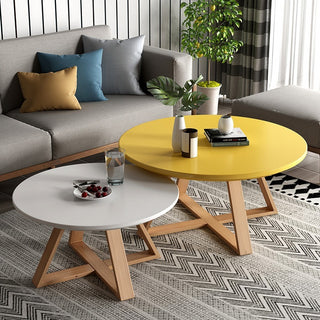 Urban - Round Wooden Leg Coffee Table