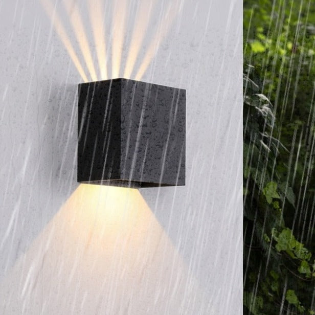 Lila - Waterproof Exterior Square Wall Light