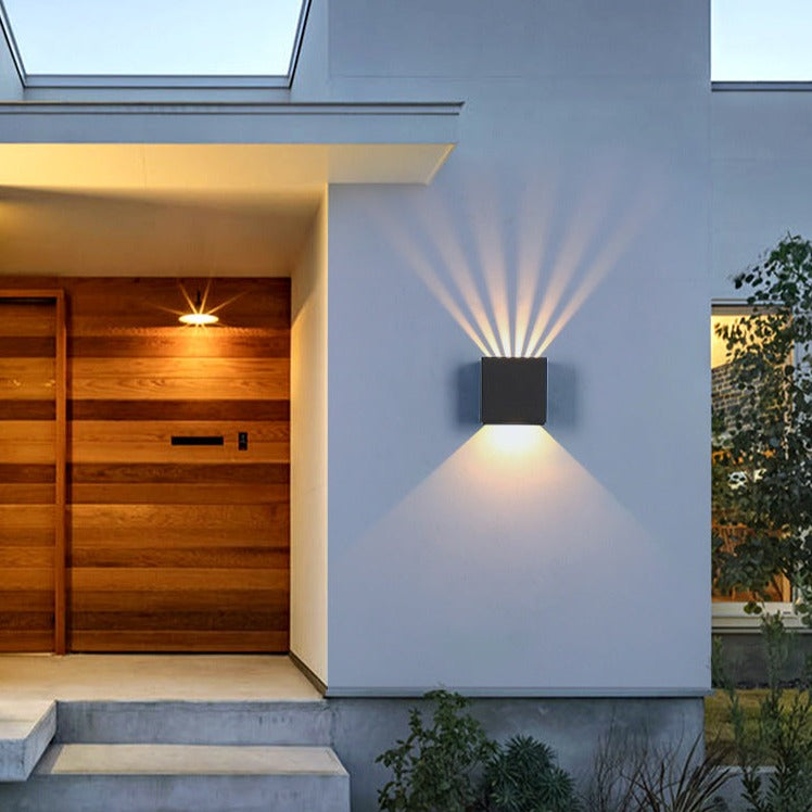 Lila - Waterproof Exterior Square Wall Light