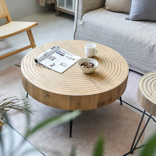 Baylor - Living Room Round Retro Coffee Table